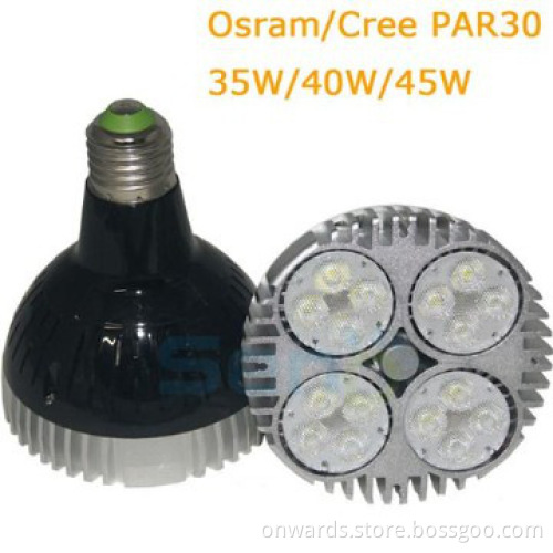 40W Osram PAR30 LED Light with inside fan